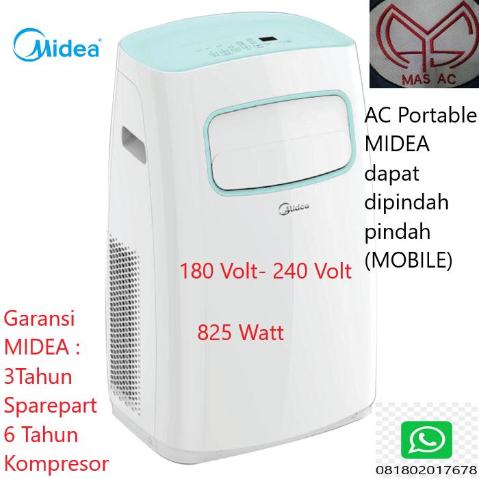 Jual Ac Portable Mobile Merk Midea Seri Mpf Tanpa Instalasi Kota Bekasi Mas Ac 