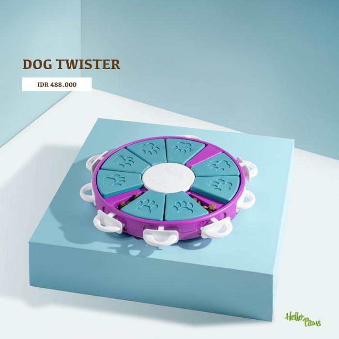 Gambar Dog Twister by Outward Hound Dog Cat Interactive Puzzle - Pet IQ Toys dari Hellopaws.id undefined Tokopedia