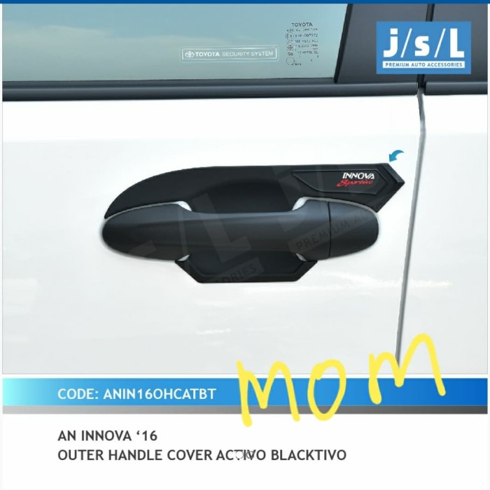 Jual Paket Cover Handle Outer Mangkok Pintu Hitam Black Jsl Innova Reborn Jakarta Pusat Mega Oriental Motor Tokopedia
