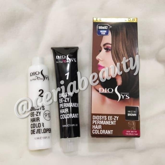Gambar Diosys cat rambut bleaching + developer 100gr - Dark Brown dari ceria beauty undefined Tokopedia