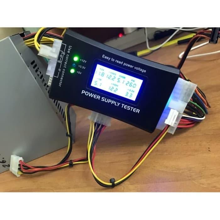 Gambar tester power supply digital 20-24 pin ATX komputer PSU diagnostic tool dari Toserba Bandung Onlineshop undefined Tokopedia