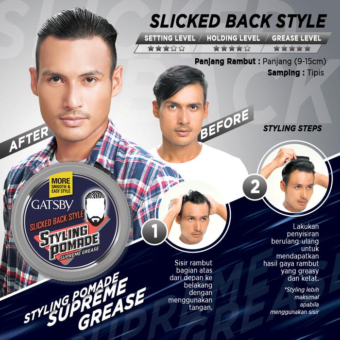 Gambar Gatsby Styling Pomade 75gr (All Varian) - Supreme Grease dari sinarindah.toko undefined Tokopedia