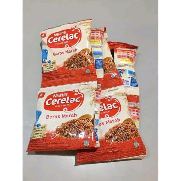 Gambar NESTLE CERELAC BERAS MERAH SACHET / BUBUR BAYI CERELAC 1 RENCENG dari aneka sembako depok undefined Tokopedia