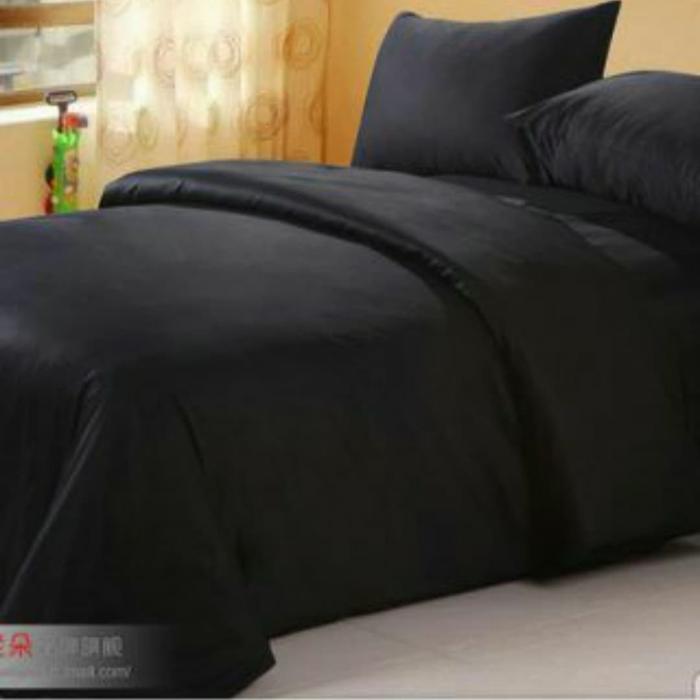 Jual Bedcover Saja Tanpa Sprei Hitam Bahan Katun Single Jakarta Timur Jualan Sprei Online Tokopedia