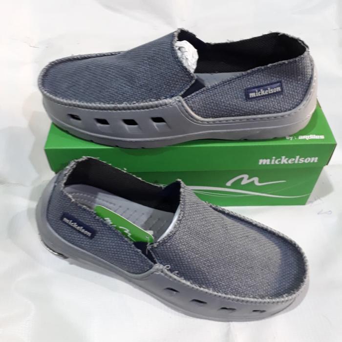 Gambar sepatu slip on karet pria Ardiles mickelson original dari Ezalea shoes undefined Tokopedia