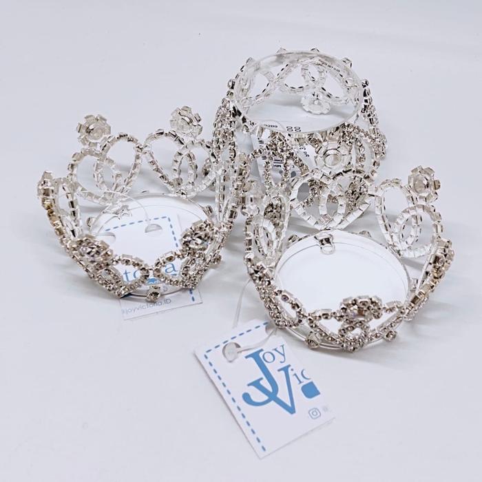 Gambar Mahkota Bulat Crown Love silver kekinian dari Joy Victoria Panjer Pakerisan undefined Tokopedia