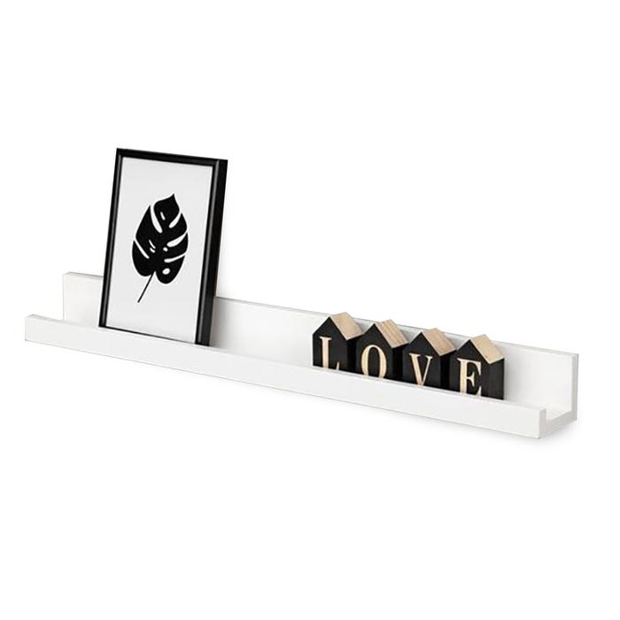 Gambar Rak Buku Dinding Minimalis/Rak Foto/Rak Pajangan Miniatur Ruang Tamu - Putih dari DEcTionS Living undefined Tokopedia