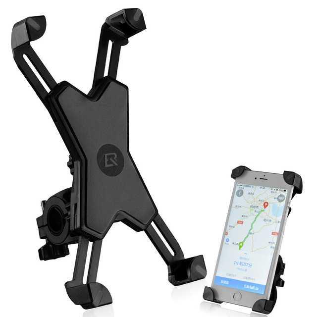 Gambar Holder Sepeda Smartphone Rotasi 360 Derajat Rockbros - 4, Hitam dari Redwire.Store undefined Tokopedia