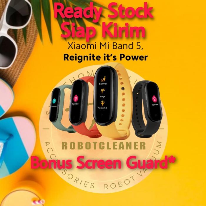 Gambar Xiaomi Mi Band 5 Original - Non NFC dari Aurora Cart undefined Tokopedia