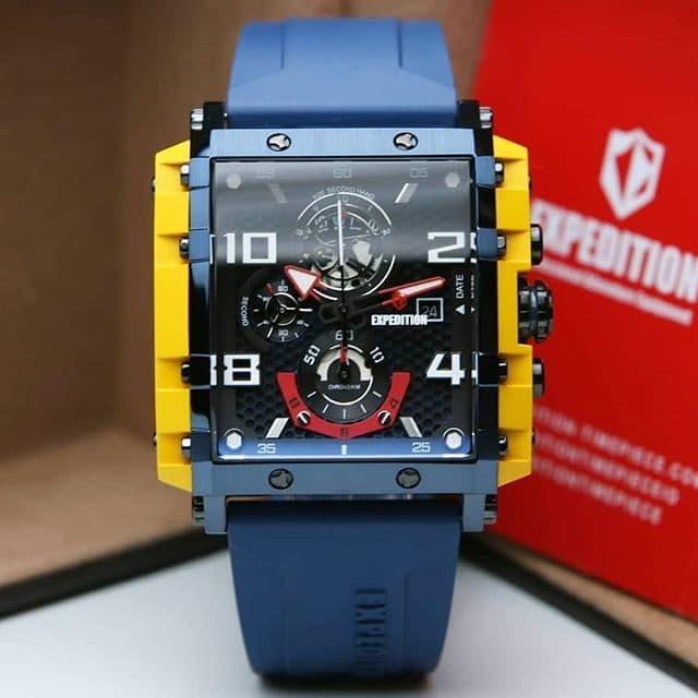 Gambar EXPEDITION E 6757 MEN - Biru Mix Kuning dari Via_watch undefined Tokopedia