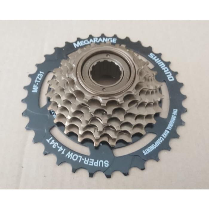 Sprocket Shimano Megarange Speed TZ500 Model Drat di Lukibike_new  Tokopedia