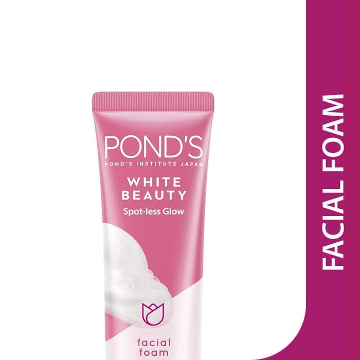 ponds white beauty pinkish white facial foam