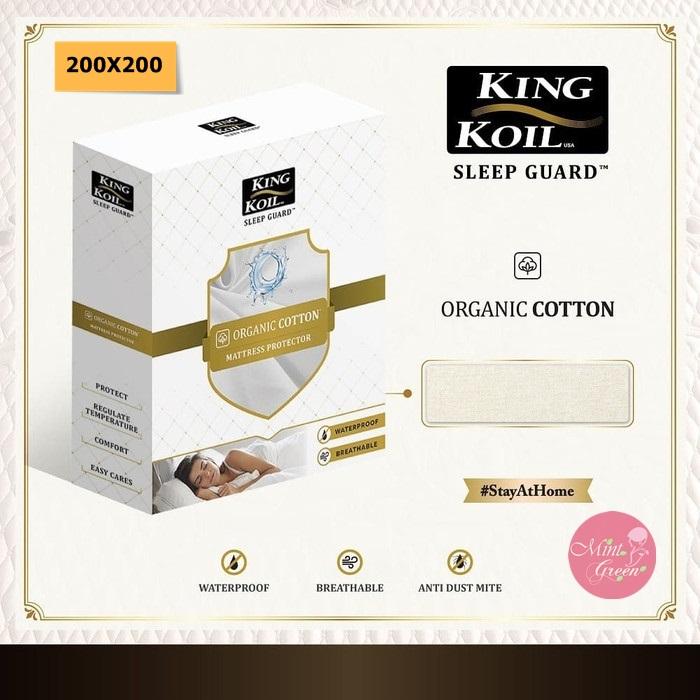 Gambar King Koil Mattress Protector Sleep Guard Organic Cotton Kingkoil - 200 dari Mint Green 97 undefined Tokopedia