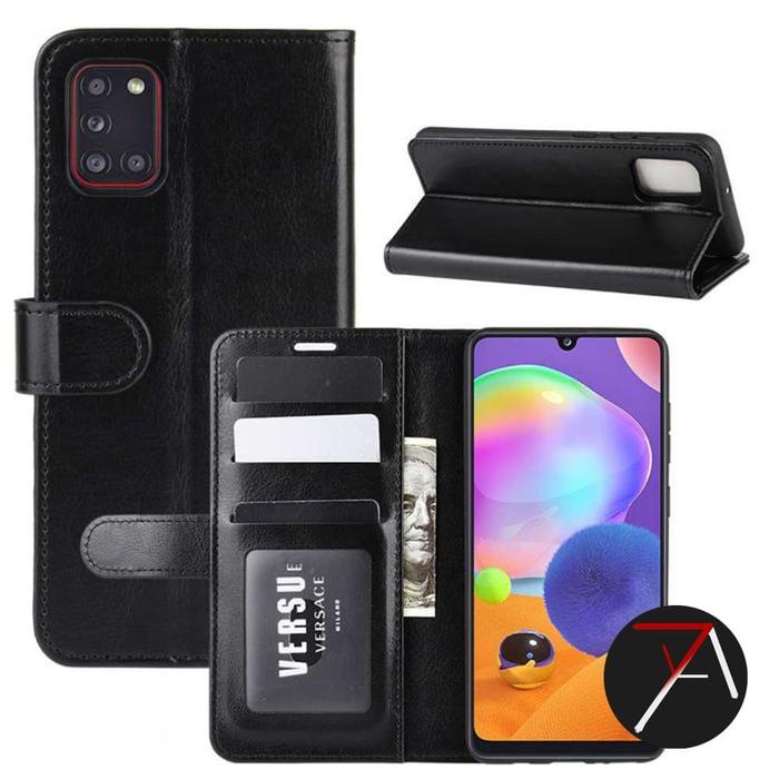 Gambar Samsung Galaxy A31 Flip Wallet Dompet Kulit Leather Cover Case Casing - Coklat, Samsung A31 dari 17 Agustus Case undefined Tokopedia