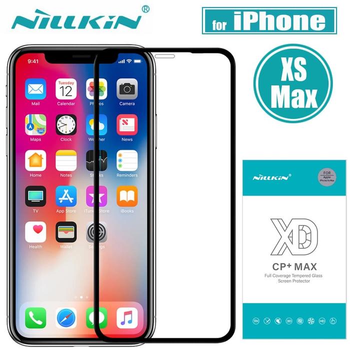 Jual IPHONE XS MAX NILLKIN ORIGINAL TEMPERED GLASS XD CP+MAX