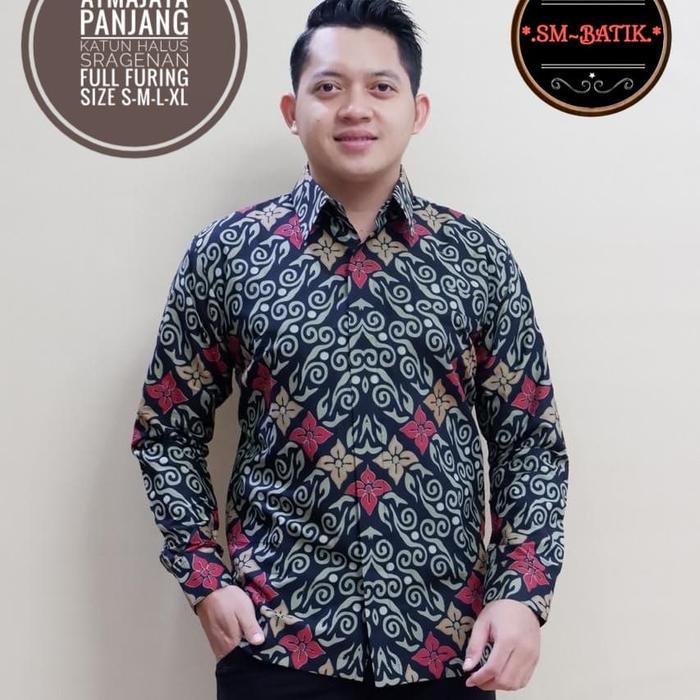 Gambar Batik Atmajaya Panjang dari SM Batik Solo undefined Tokopedia