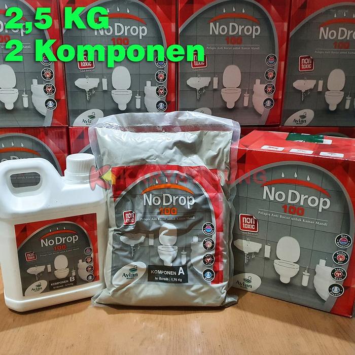 Jual No Drop 100 Semen Pelapis Anti Bocor Kamar Mandi 2 Komponen 2 5 Kg Set Kota Makassar Karya Agung Sulawesi Tokopedia