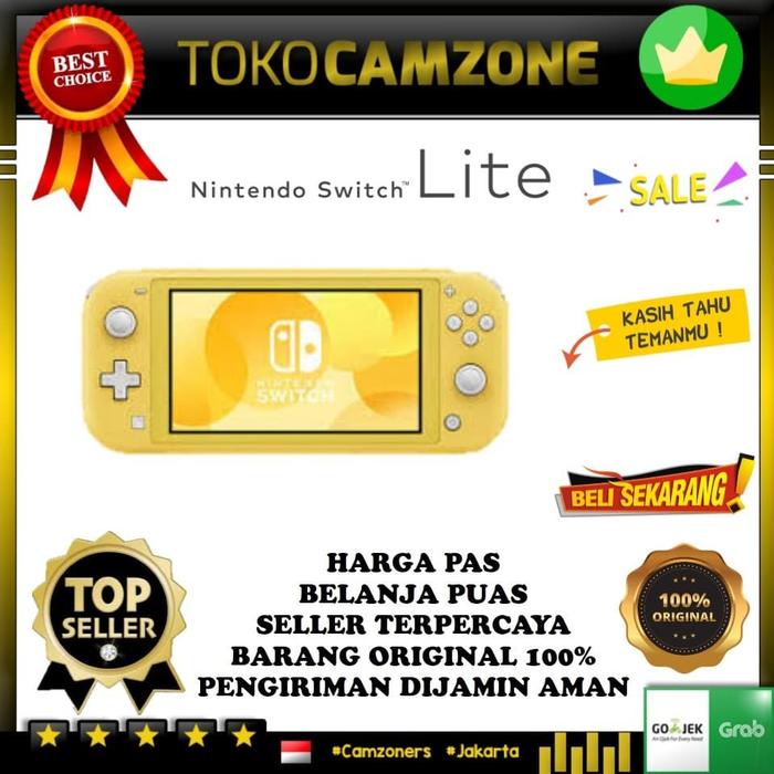 Jual Nintendo Switch Lite Yellow Jakarta Selatan Tokocamzone Tokopedia