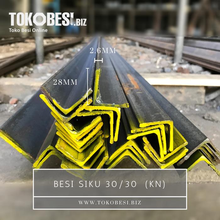 Gambar Besi Siku 30/30 (kn) dari Teguh tokobesi undefined Tokopedia