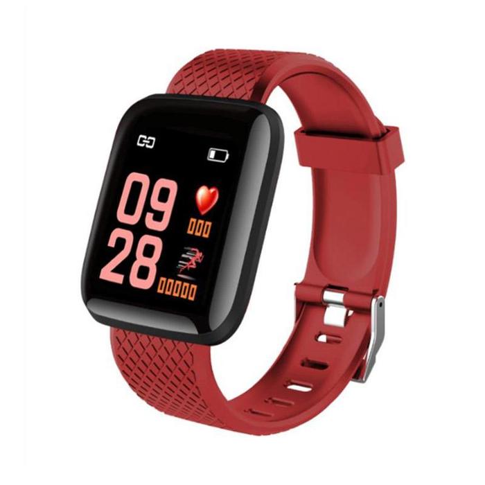 Gambar Cognos 116 PLUS Smart Watch Bluetooth Sport Heart Rate Detak Jantung - Merah dari Acctehcno undefined Tokopedia