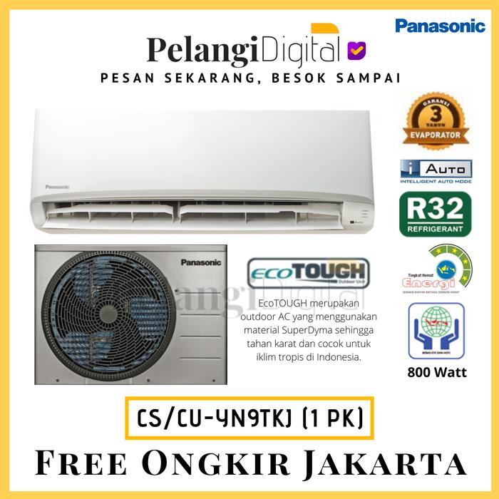 Jual Panasonic Ac Split Standard 1 Pk Cs Cu Yn9tkj Jakarta Utara Pelangi Digital 