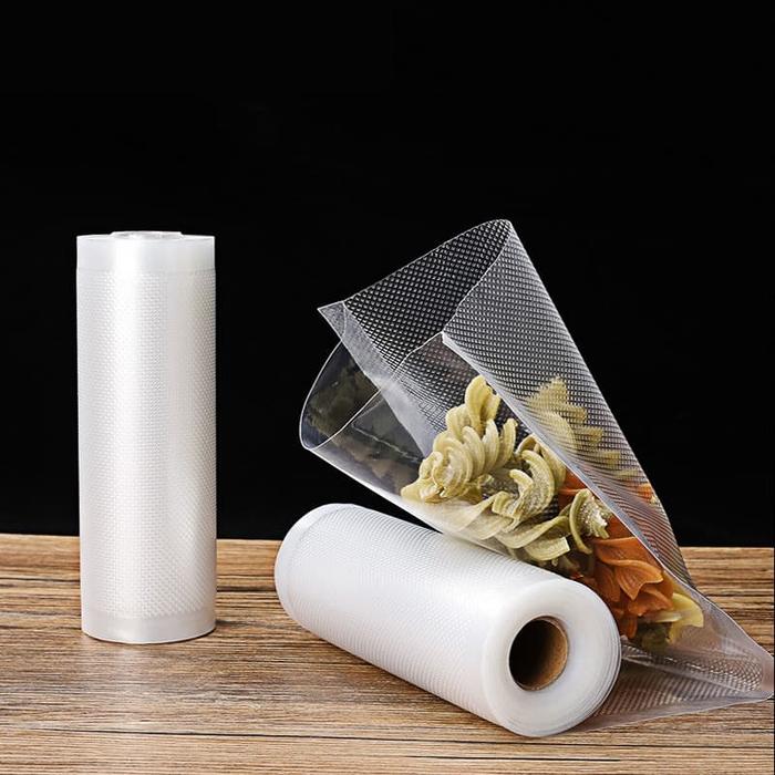 Gambar Plastik Press Penyimpan Makanan Vacuum 1 Roll Panjang 5 Meter - 25x500cm dari Zovira Shop undefined Tokopedia