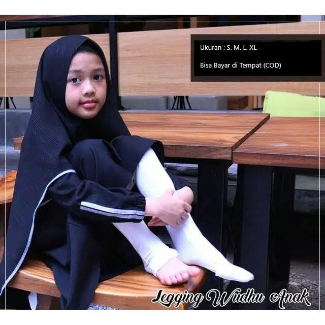 Gambar Legging Wudhu Anak Kaos Tebal Size XS-XXL - Putih, L dari Qurrotaayun_Official undefined Tokopedia