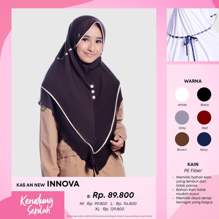 Gambar Rabbani Kerudung Sekolah Instan New Innova - S dari Aishwa Biro Rabbani undefined Tokopedia