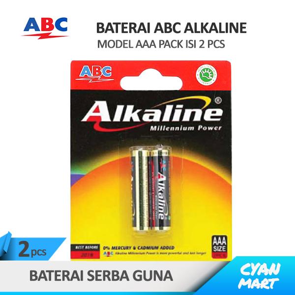 Gambar Baterai ABC Alkaline Battery Kotak 9V / AA / AAA Serba Guna Original - AAA PACK dari CyanMart undefined Tokopedia