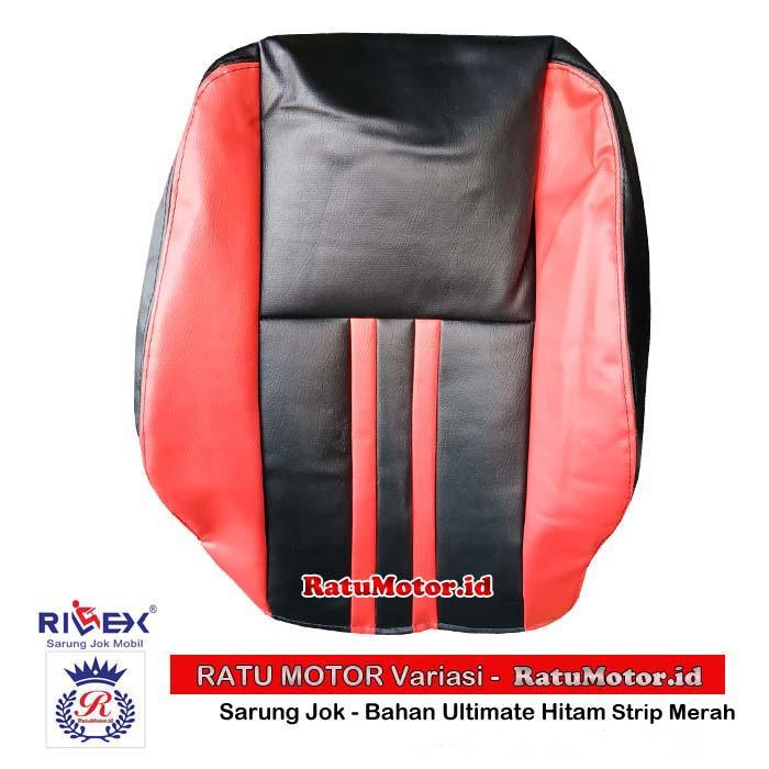 Gambar RILEX Ultimate - Sarung Jok Mobil XPANDER Warna Hitam Strip - Merah dari RATU MOTOR Jakarta undefined Tokopedia