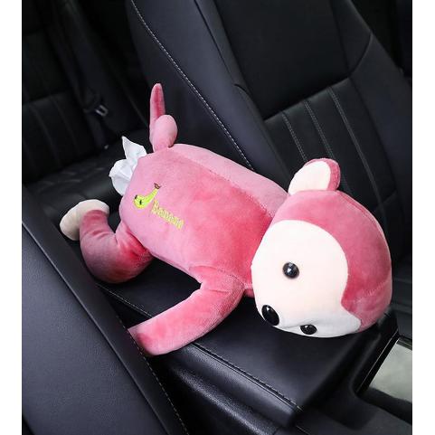 Gambar Kotak Tissue/Tempat Tissue Mobil Monyet Bergelantungan Coklat/Pink - Merah Muda dari byjshop undefined Tokopedia