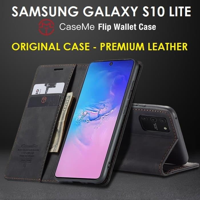 Jual Samsung Galaxy S10 Lite CASEME Original Leather Flip Cover