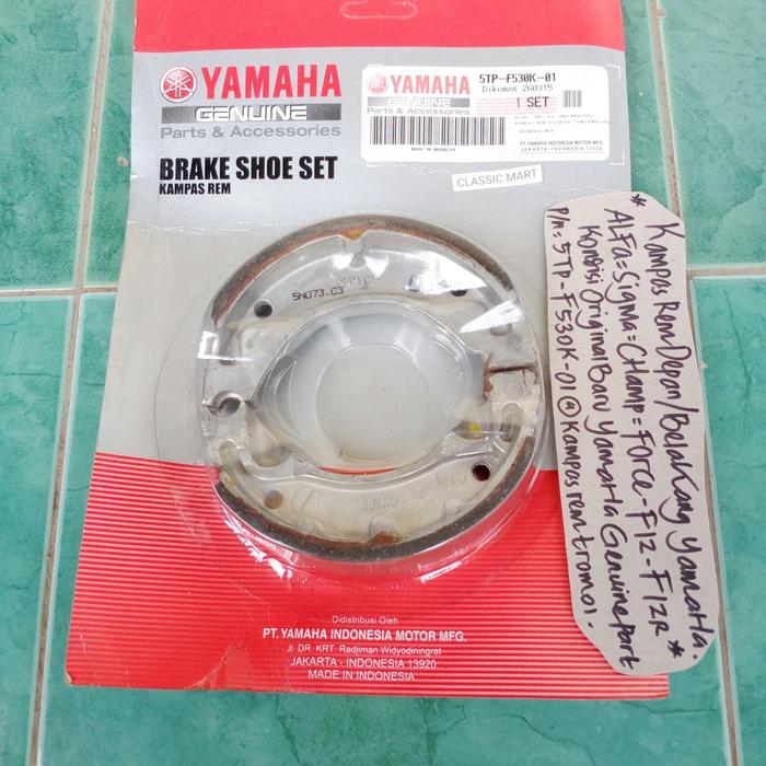 Gambar KAMPAS REM YAMAHA U7-V75-V80-V80CDI-V80SS-ALFA-SIGMA-CHAMP-FORCE-F1ZR dari classic mart undefined Tokopedia