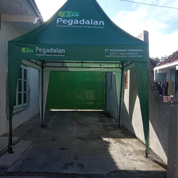 Gambar cover tenda 3x3 410gr dari Hadi Cipta Perkasa undefined Tokopedia