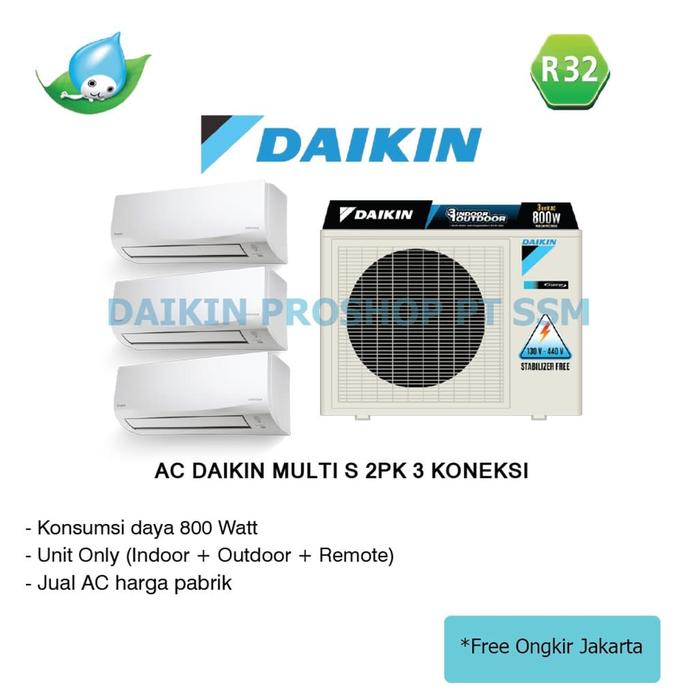 Jual Ac Daikin Multi S 3koneksi Outdoor 2pk Type Mkc50 Indoor 1 2 1 2 3 4 Jakarta Selatan Pt Ssm 