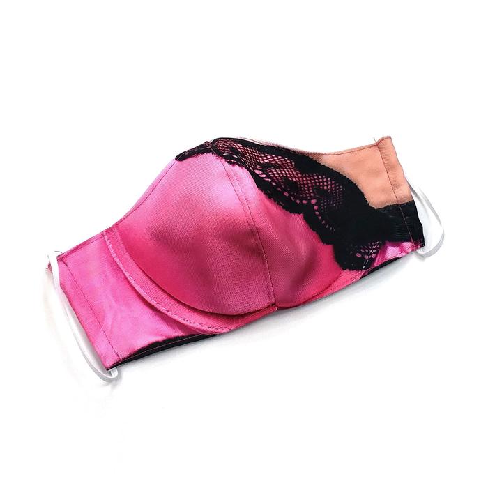 Gambar Masker Kain Anti Air mirip Bra Kawat Viral pink merah muda premium dari Kado Kocak undefined Tokopedia