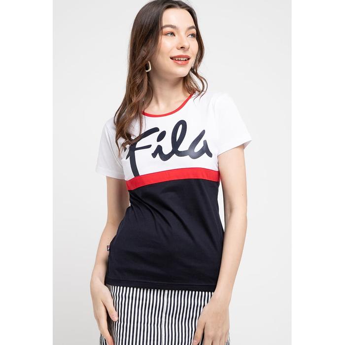 Gambar FILA Baju Kaos Wanita Samantha - Red - S dari FILA Official Store undefined Tokopedia