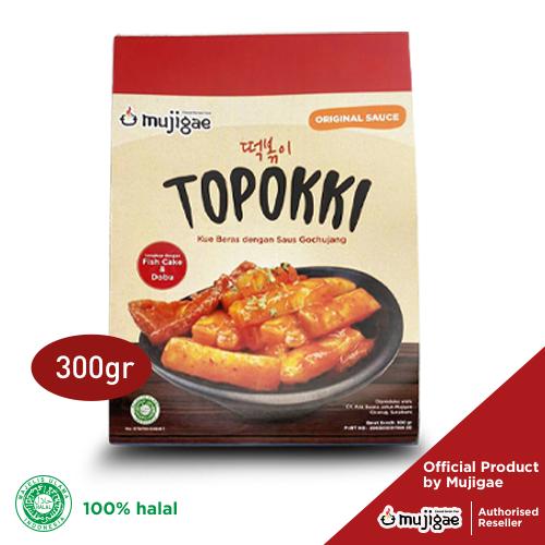 Gambar Mujigae Topokki 300gr / Tteokbokki Instan / Tokpoki / Topoki dari Mujigae by Wonhae undefined Tokopedia