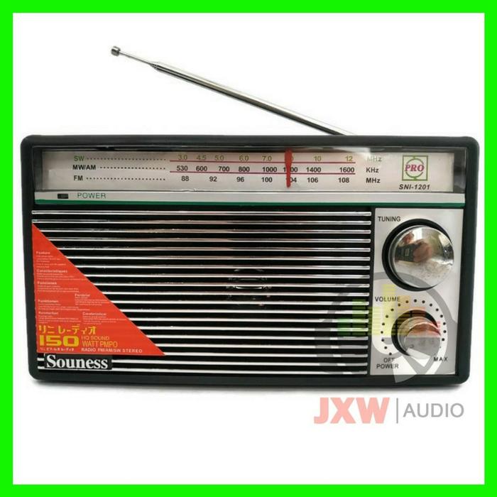 Gambar RADIO PORTABLE MURAH SOUNESS SNI 1201 / RADIO INTERNASIONAL SNI-1201 dari jxwaudio undefined Tokopedia