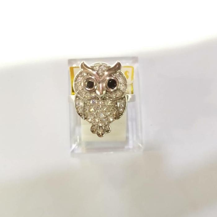 Jual Cincin Owl Burung Hantu Emas Putih 750 Jakarta Utara Rubic S Cube Tokopedia