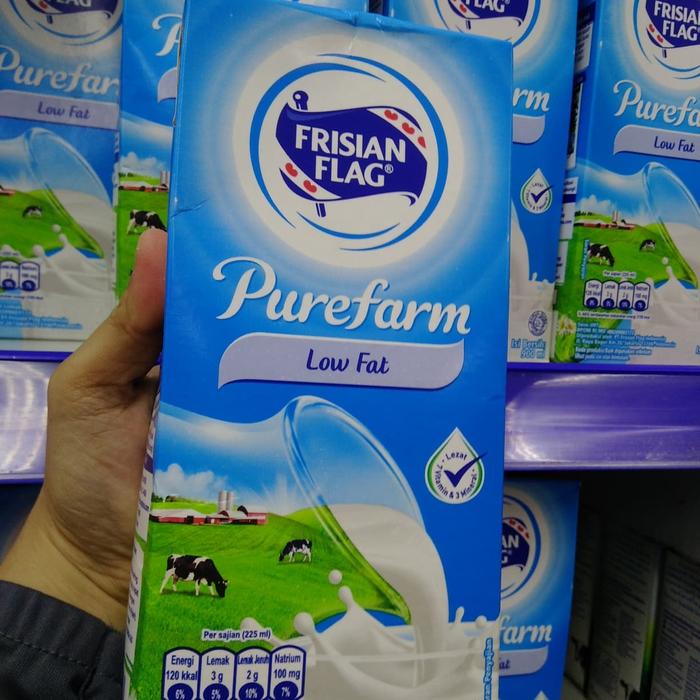 Gambar Susu UHT Frisian Flag Purefarm Low Fat 900ml-Susu Kotak Sehat-Grosir dari Jukota Shop undefined Tokopedia