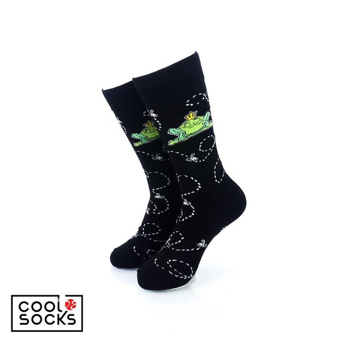 Gambar CoolDeSocks Original | Kaos Kaki Motif - Frog Prince dari CoolDeSocks undefined Tokopedia