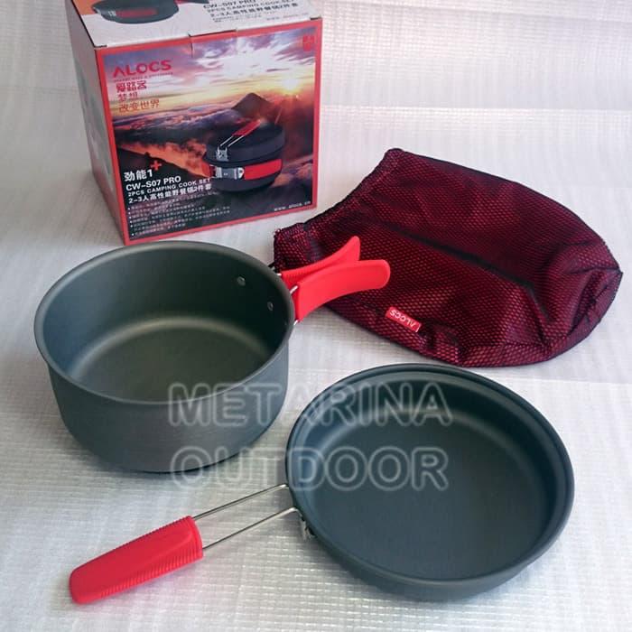 Gambar COOKING SET/NESTING SET ALOCS CW-S07 PRO / Alat masak camping set dari MetarinaOutdoor undefined Tokopedia