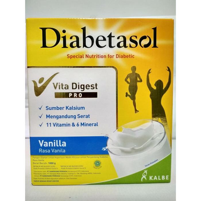 Gambar DIABETASOL VANILA 1 KG dari JULIANI DEWI, DR. SPPK undefined Tokopedia