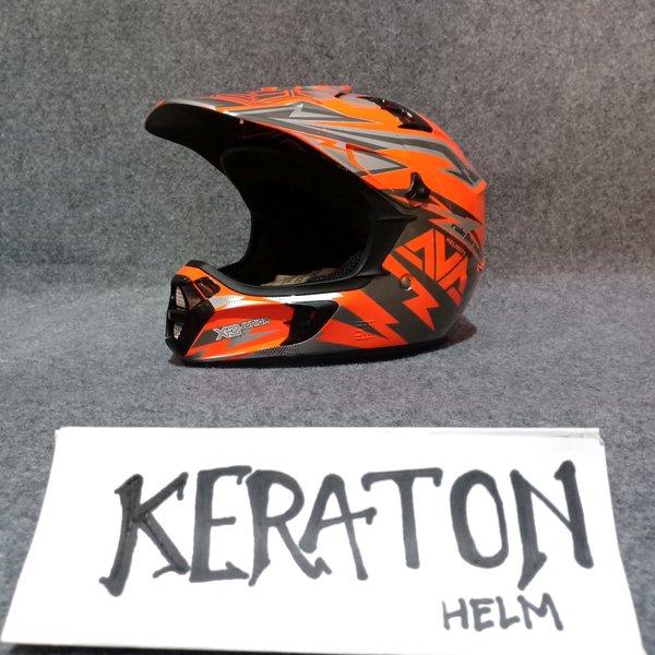 Harga Helm Full Face Ava Jual Helm Cross Ava Anak 6-12 Th Oranye
