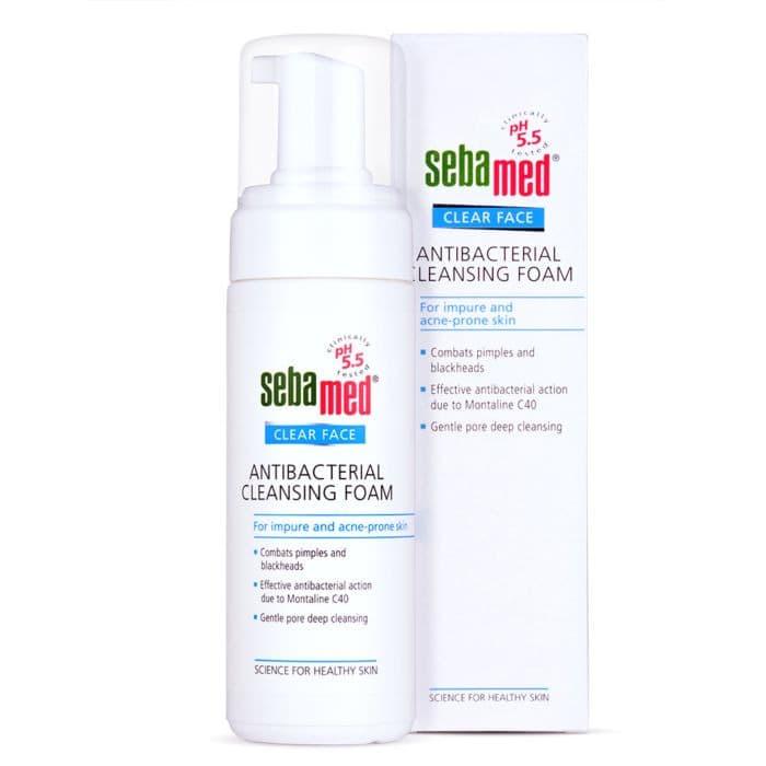 harga sebamed clear face antibacterial cleansing foam