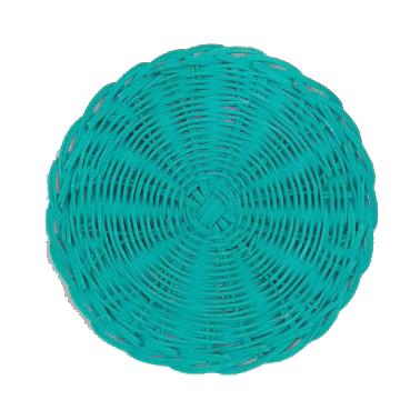 Gambar Alas piring rotan S - Biru dari Elha Interior undefined Tokopedia
