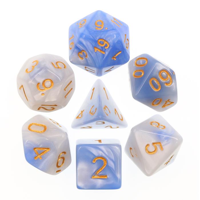 Gambar 7 Dice Polyhedral Blend Color Dice Set + Pouch - LBW dari TokoBoardGame undefined Tokopedia