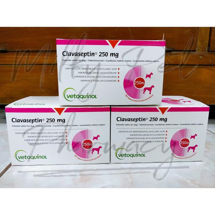 Gambar CLAVASEPTIN 250MG 1 STRIP (10 TABLETS) dari Milky Pet Pharmacy undefined Tokopedia