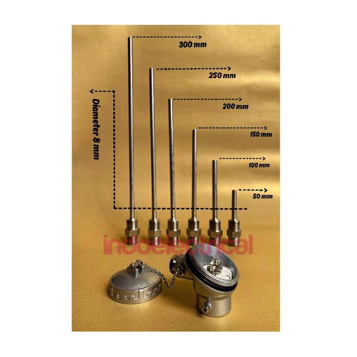 Jual THERMOCOUPLE TYPE K ( TEMPERATURE SENSOR ) - L 300 mm - Kab ...